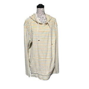 O'Neill‎ Newland Pullover Hoodie - Unisex XL Striped Kangaroo Pocket Y2K